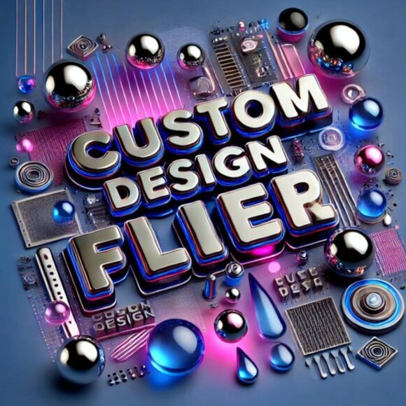 Combo Bracelet as well as Custom Live show and Unlisted Flier Design - Picture 1 of 16